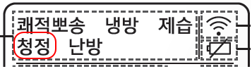 표시창에 청정 표시 이미지